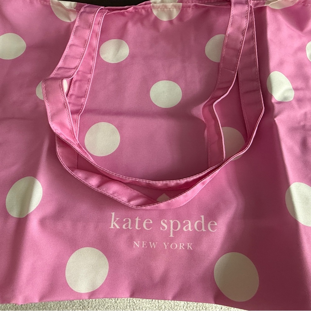 Kate Spade Pink and Blue Polka Dot Bags